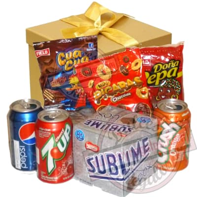 Canastas de Dulces para Regalo a Domicilio - Cod:CNJ02