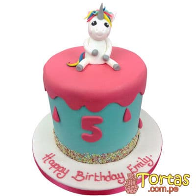 Torta con Unicornio - Pasteles Delivery en Lima Chaclacayo - Cod:COR06