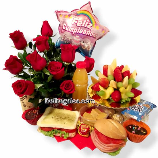 Delivery de desayunos, flores y dulces a Lima Perú - Cod:DEA01