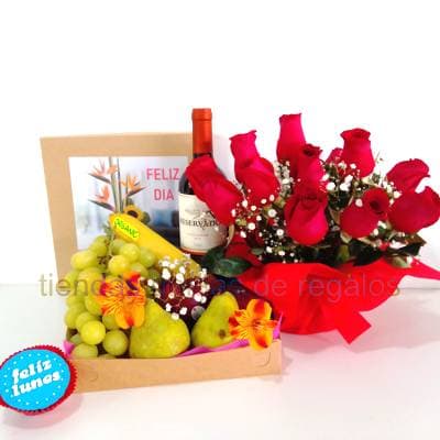 Rosas y Frutas Peru delivery a domicilio Lima - Cod:DMK13