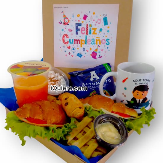 Desayuno con Taza Personalizada delivery - Cod:DMK25