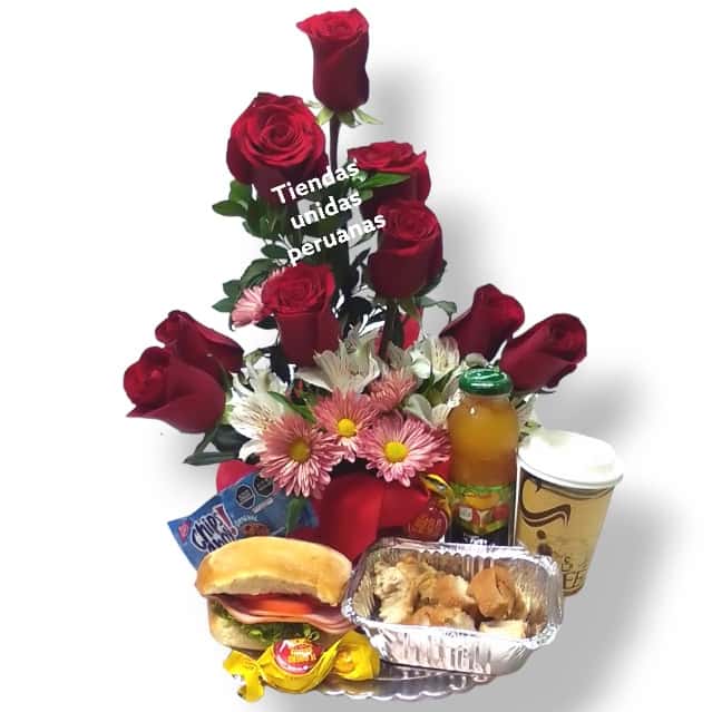 Delivery de flores y desayunos sorpresa delivery Lima - Cod:DMK34