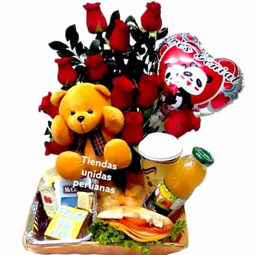 Desayunos con Rosas Delivery Lima Peru - Cod:END14