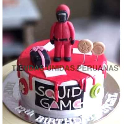 Tortas Juego del Calamar | Squid Game Cake - Cod:ENP14