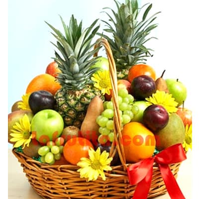 Frutero Grande en Canasta | Regalos Light Delivery  - Cod:FGR02