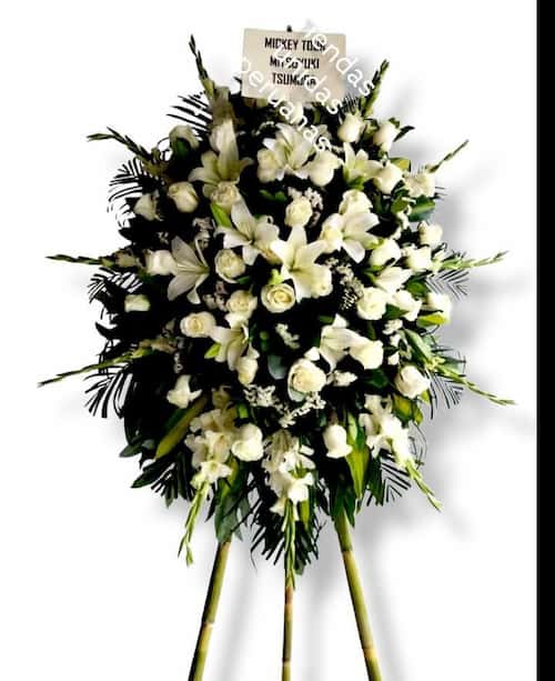 Corona Funebre 2.4 Metros de Alto - Cod:FNB01