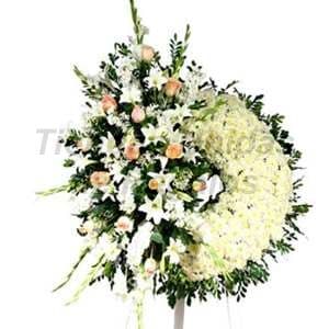 Arreglos Funebres | Delivery de Corona Funeraria | Floreria Funebre - Cod:FNB08