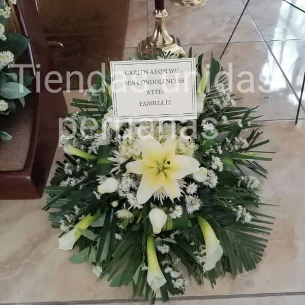 Lagrima Funebre con Flores - Cod:FNB15