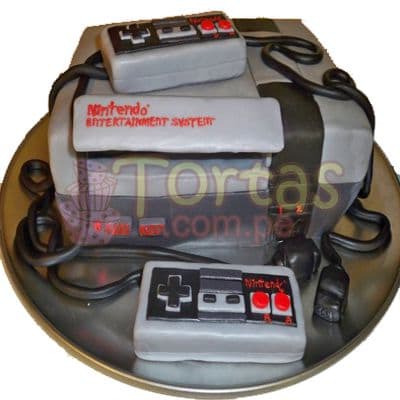 Torta Nintendo - Pastel NES - Cod:JVD05