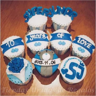Cupcake Super Junior | Kpop Cakes | Tortas Coreanas - Cod:KPO16