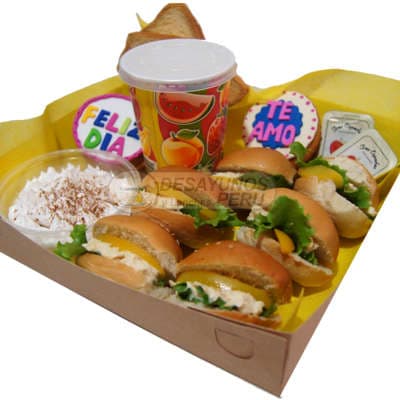 Lonche para Enamorados Regalos Delivery a domicilio Santa Anita - Cod:LOS08