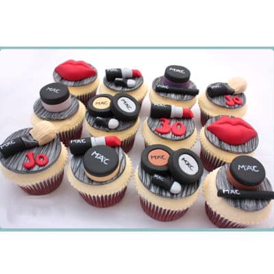 Cupcakes de Maquillaje MAC | Torta mac | Tortas de maquillaje | Torta para chicas | Tortas - Cod:MAC07