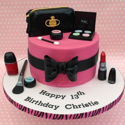 Torta Bolso y Maquillaje MAC - Pasteles Delivery Lima Chosica - Cod:MAC09