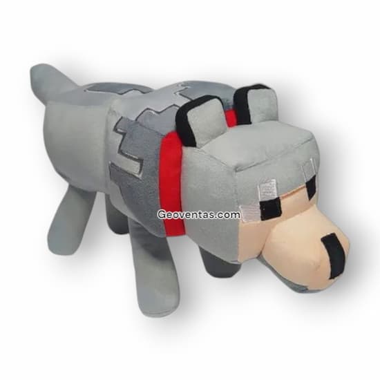 Peluche Lobo Minecraft Grande 22cm - Regalos Delivery Lima - Cod:MCT05