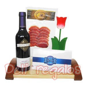 Regalos Gourmet con Vinos importados Delivery Villa el Salvador  - Cod:MNE09