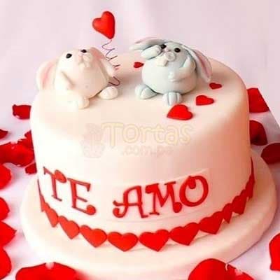 Torta Romantica para novios 2025 con Delivery a domicilio  - Cod:NMR15