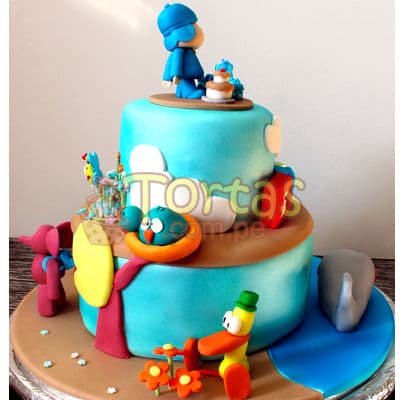 Torta Pocoyo Tematica | Torta de Pocoyo - Cod:PCY05