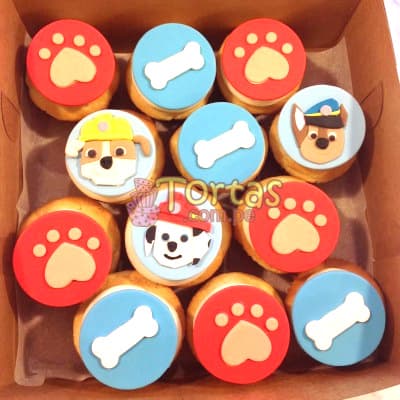 Tortas de Paw Patrol | Cupcakes de Paw Patrol  - Cod:PWP02