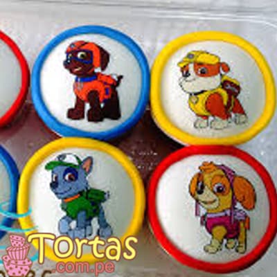 Paw Patrol Tortas | Cupcakes del tema Paw Patrol  - Cod:PWP03