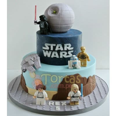 Torta Estrella de la muerte | Tortas Stars Wars - Cod:STW17