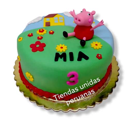Tortas de Peppa | Torta de Peppa Pig - Cod:TPE09