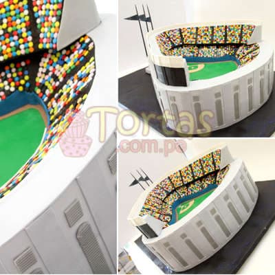 Tortas a Peru | Torta en forma de Estadio - Cod:WAS15