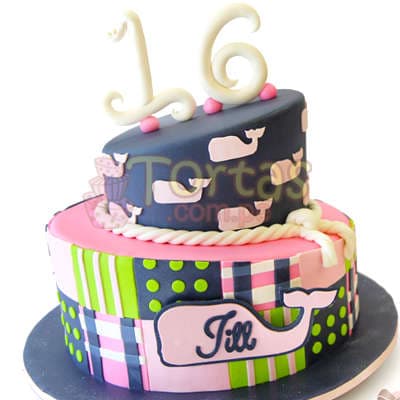 Torta Artistica | Torta en forma de Ballena - Cod:WAS17