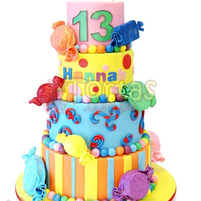 Torta Caramelos | Torta de Caramelos - Cod:WAS22