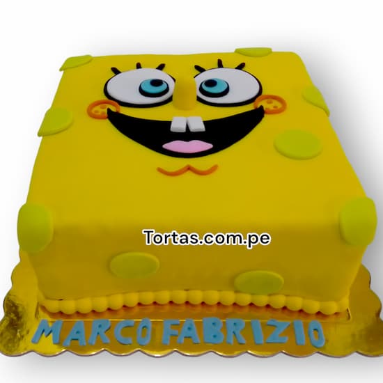 Delivery de de Tortas Bob Esponja - Cod:WBE07