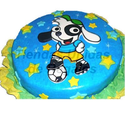 Torta Doki Futbolista | Delivery de de Tortas en Lima | Tortas a Peru - Cod:WBE22