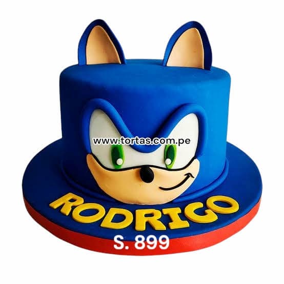Torta Sonic a domicilio Lima - Cod:WBE43