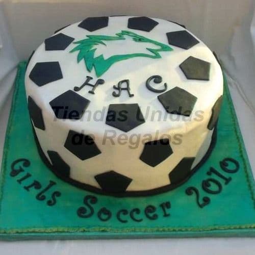 Tortas Football de tu equipo | Torta Futbol | Pastel futbol - Cod:WFU09