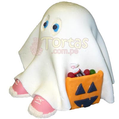 Halloween - CupCake de Fantasma Regalos Cerca de mi en Surquillo - Cod:WHL07