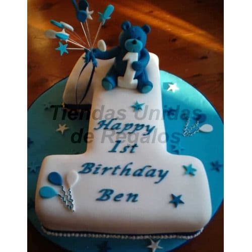 Torta con Numero | Tortas Numericas 01 - Cod:WNU31
