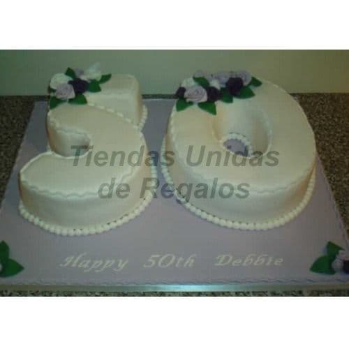 Torta con Numero Delivery de Pasteles a domicilio en La Molina - Cod:WNU34