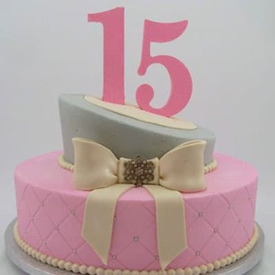 Torta quinceañera 34 | Torta de 15 | Tortas de quinceañeras - Cod:WQC34