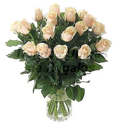 Florero 10 | Arreglos florales en Floreros de Vidrio | Floreros con Rosas - Cod:XFR10