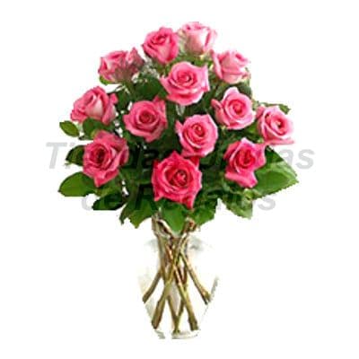 Arreglos florales en Floreros de Vidrio - Cod:XFR29