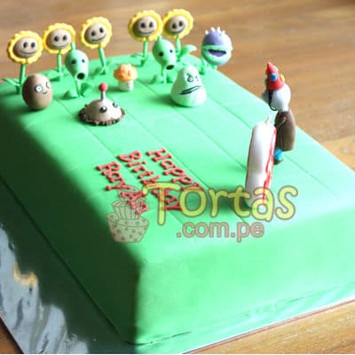 Torta de Zombies vs Plants | Plants vs Zombies cake | Tortas de Zombies | Tortas plantas - Cod:ZVP01