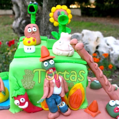 Torta Zombies vs Plants | Plants vs Zombies cake | Tortas de Zombies | Tortas plantas - Cod:ZVP03